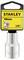 A 10mm socket from Stanley, with a 6-point design and a 1/2 inch drive.