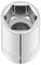 Hexagonal socket wrench, brightly chrome-plated, with embossed 'Stanley' logo, suitable for nuts.
