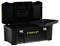 Black toolbox with open lid, removable insert and the 'STANLEY' logo on the front.