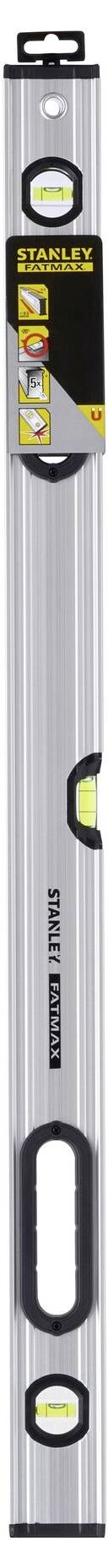 Spirit level with an aluminium casing and multiple vials for precise alignment, suitable for construction and DIY work.