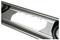 A silver spirit level with two vials for checking horizontal planes in construction projects.