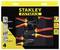 Packaging for 'STANLEY FATMAX' Pliers Set, comprising four pliers in various sizes, yellow and red, in DIN ISO Standard.