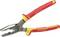 A red and yellow combination pliers with 'STANLEY' and 'FATMAX' printed on the handle, suitable for gripping and cutting tasks.