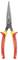 Long-nosed pliers with red and yellow handles, suitable for precise work and hard-to-reach areas in tools and crafts.