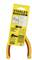 Pliers with a red handle in a yellow 'Stanley Fatmax' packaging, with norm and size details printed on the packaging.