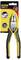 'Stanley FatMax combination pliers with yellow and black handle, suitable for loads up to 160 kg and cables up to 2.75 mm in diameter.'