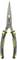 Long, narrow pointed pliers with black and yellow handle, suitable for precise work and hard-to-reach areas.