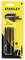 A set of 9 Allen keys by Stanley, in various sizes ranging from 1.5 mm to 10 mm. Packaging displays keys in a holder.