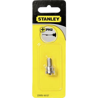 Packaging for a Stanley PH2 screwdriver bit attachment, yellow packaging with black Stanley logo at the top.