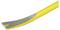 A yellow crowbar with a silver tip, suitable for removing nails and for levering work.