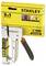 A Stanley '3-in-1 Multi-Tacker', silver in colour with a black handle, in front of a yellow packaging; includes 500 staples.