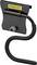 Black flexible mounting bracket with a yellow Stanley logo on top, suitable for fixing or holding objects.