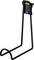 A black metal bicycle rack made of metal, with 'STANLEY' written on it. Suitable for stably supporting bicycles.