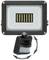 LED Floodlight Security Light with Motion Sensor. Suitable for Outdoor Lighting. 36 LED Points, Black Frame.