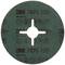 3M 787C grinding disc, green, 120+ grit, round shape with central opening and marking 'MAX 80 m/s'.