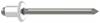 Gesipa 1433647 Blind rivet Stainless steel Stainless steel 250 pc(s)
