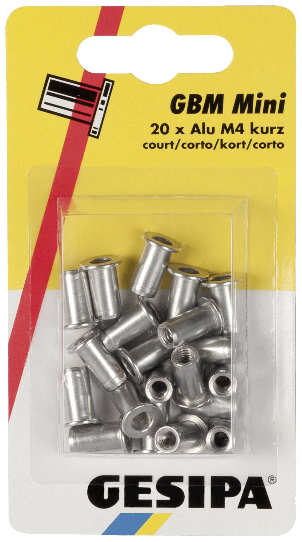 Gesipa 1433669 Blind rivet nut M4 20 pc(s)