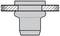 Schematic cross-section drawing of a mechanical component with two interlocking parts joined by a seam.