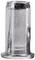 A silver metal sleeve with a flat bottom and smooth, glossy surface, suitable for technical or mechanical applications.