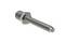 A metallic hexagonal bolt with partially threaded screw, suitable for mechanical connections.