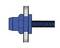 Technical drawing of a screw bolt with washer and nut, showing the interaction of components in a connection.