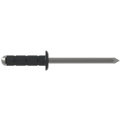 A wall plug with a nail. It has a smooth, cylindrical shaft and is used for secure fastening in materials.
