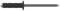 A wall plug with a nail. It has a smooth, cylindrical shaft and is used for secure fastening in materials.