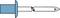 'Expansion anchor plug with two spread wings for increased stability in various materials.'