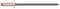 Copper blind rivet with a long shaft, suitable for robust connections in materials such as metal or plastic.