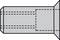 Grey paper model of a rectangular box, laid flat, with dashed fold lines; shows the shape and folding instructions.