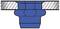 A technical diagram shows a blue sealing ring fixed between two metal surfaces.