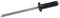A black-headed metal blind rivet, used for fastening materials using a riveting tool.