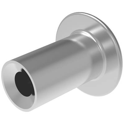 A cylindrical metal component with a wider flange at one end, potentially part of a larger mechanical assembly.