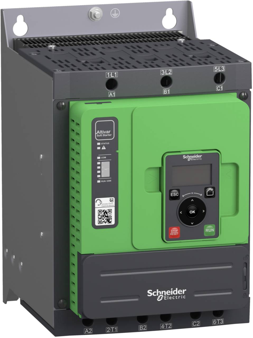 Schneider Electric ATS480D62Y Soft starter Motor power at 400 V 45 kW