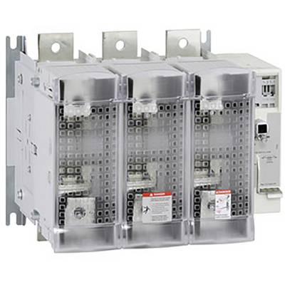An electrical power switch with three transparent covers. Primarily for industrial applications and safety.