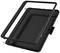 Two-part tablet case in black. The cover is detachable and protects the device from impacts and scratches.