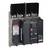 Electric power switch with black casing and control knob.