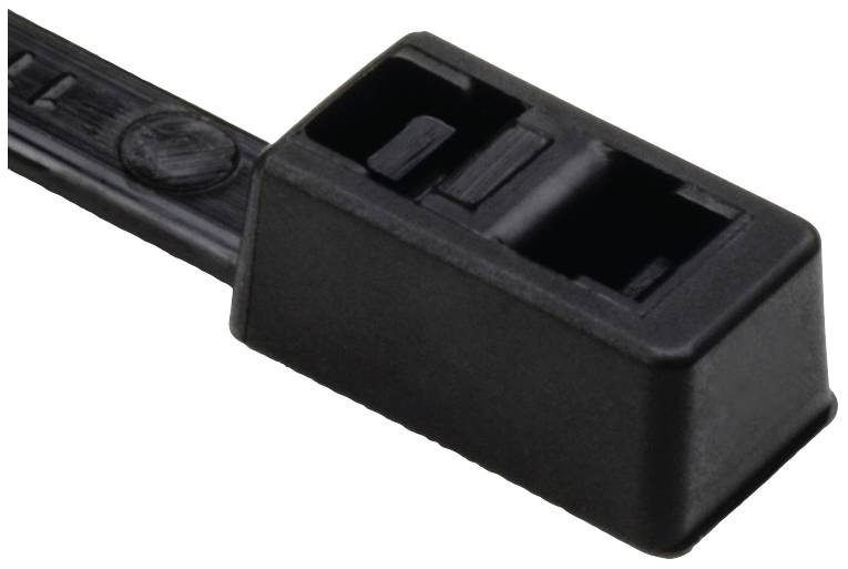 HellermannTyton 117-00008 T50LDH-PA66HS-BK (100) Cable tie 395 mm 4.70 mm Black 100 pc(s)