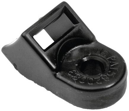 HellermannTyton HDM25-PA66HIRHSUV-BK Cable mount Screw fixing 151-00437    Black 1 pc(s)