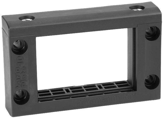 HellermannTyton VarioPlate-10_Frame-PL-BK Cable grommet halogen-free Polyamide 6.6 Black 1 pc(s)