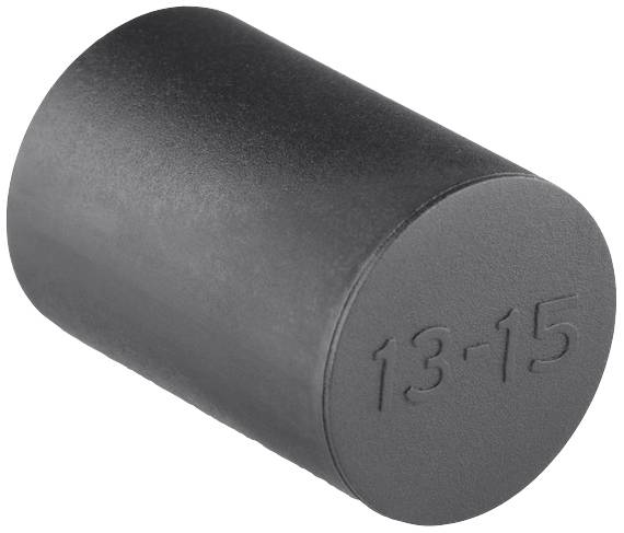 HellermannTyton VP_13-15_Blindplug-PL-BK Filler halogen-free Plastic Black 1 pc(s)
