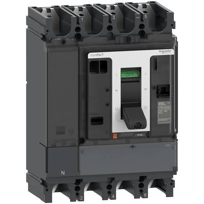 Electrical power switch with a black switch and white 'Off' labelling. Grey plastic casing with connections at the top.