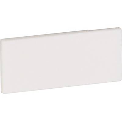 White rectangular tile, plain surface, no visible patterns or details.