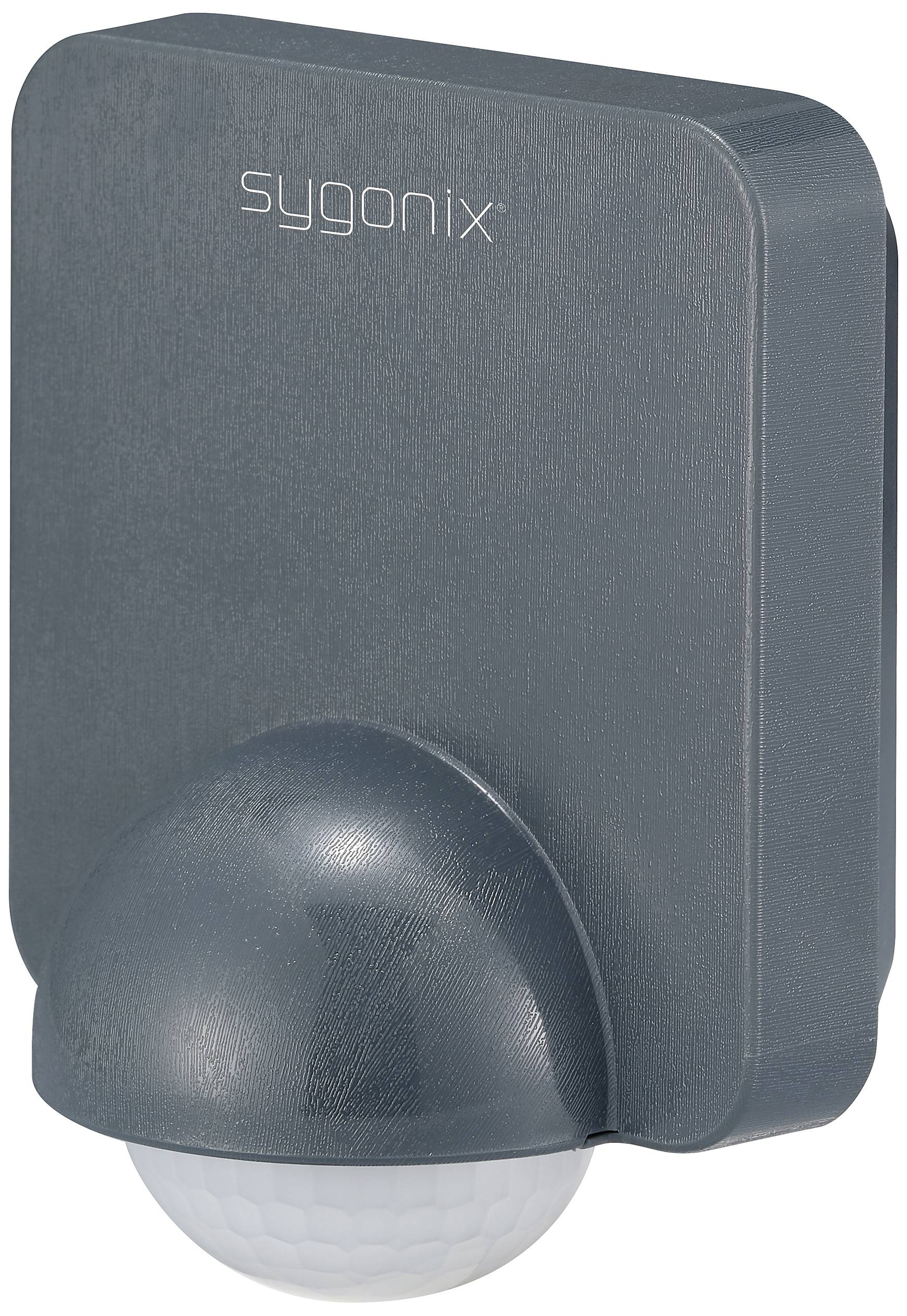 Sygonix SY-5836536 Wall PIR motion detector 360 ° Relay Dark grey IP54