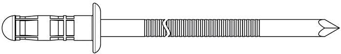 Gesipa 1450474 Blind rivet Steel Aluminium Aluminium PolyBulb® 250 pc(s)-1