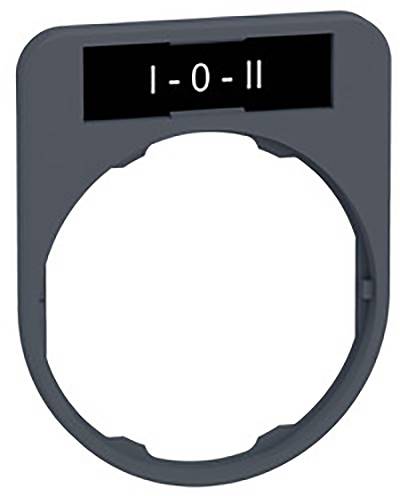 Round plastic part with a black stripe. The stripe indicates the switch positions 'I-0-II'.