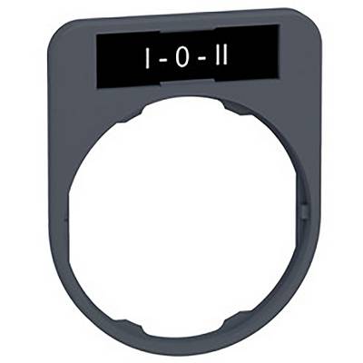 Round plastic part with a black stripe. The stripe indicates the switch positions 'I-0-II'.