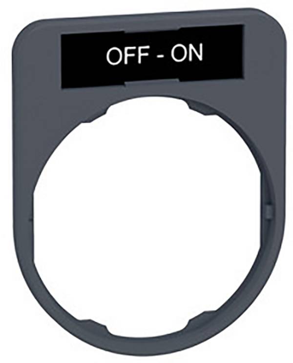 Schneider Electric ZBYF2367C0 ZBYF2367C0 Label holder + label  OFF/ON  1 pc(s) Single