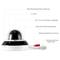 'Surveillance camera with IP66 waterproof housing, 4 LEDs, 2.8-12 mm varifocal lens, MicroSD slot, network and optional power connection.'
