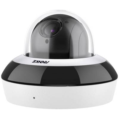 'Dome-shaped surveillance camera with black and white casing, suitable for security monitoring in indoor and outdoor areas.'